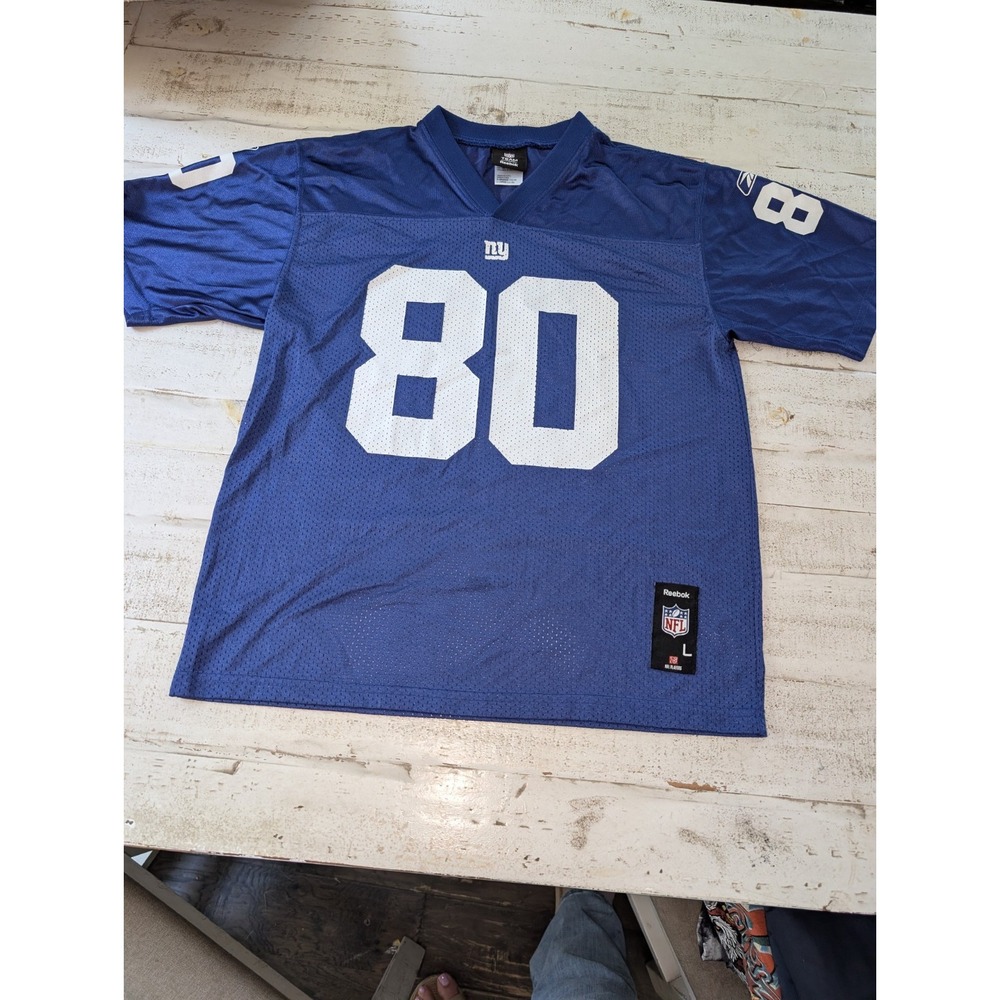 New York Giants Jeremy Shockey #80 NFL Reebok Jersey Youth Large (14-16)